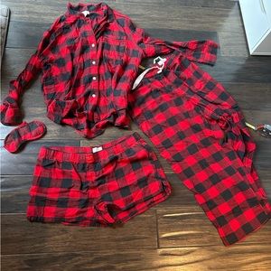 GAP XL/L Buffalo Plaid Flannel Sleep Set